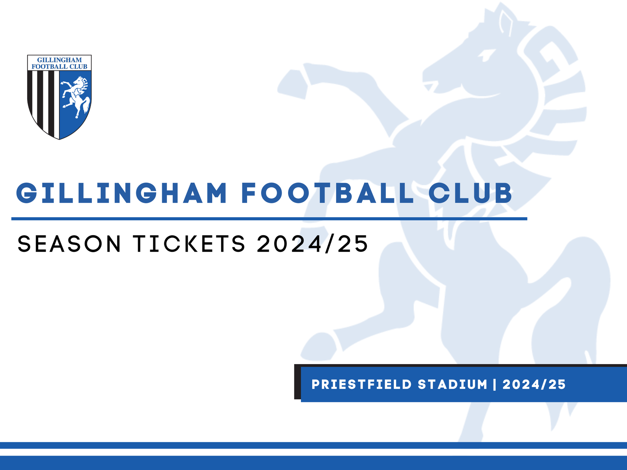 2024/25 Season Tickets on General Sale | Gillingham F.C.